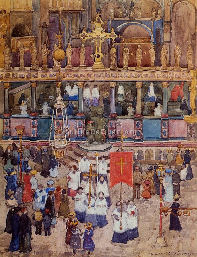 Easter Procession, St Mark's - 莫里斯·巴西·加斯特
